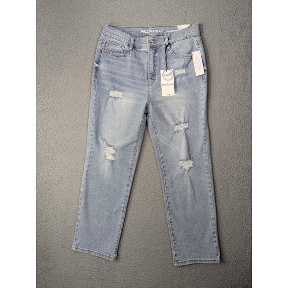 Wallflower The Fearless Curvy Super High Rise Straight Jeans Womens 9 / 29 Blue - Picture 1 of 16
